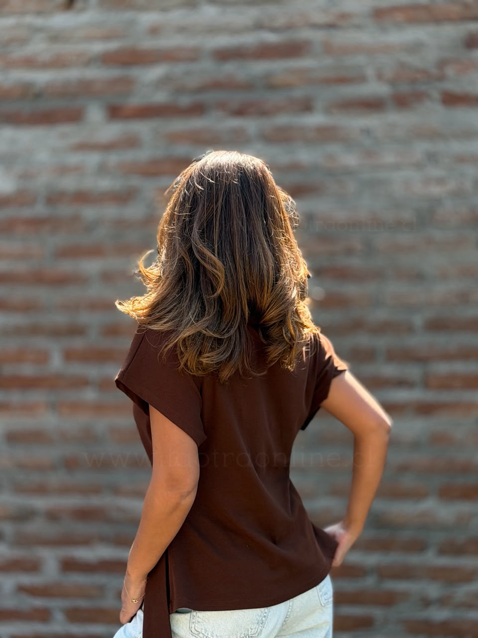 Polera Azalea marrón