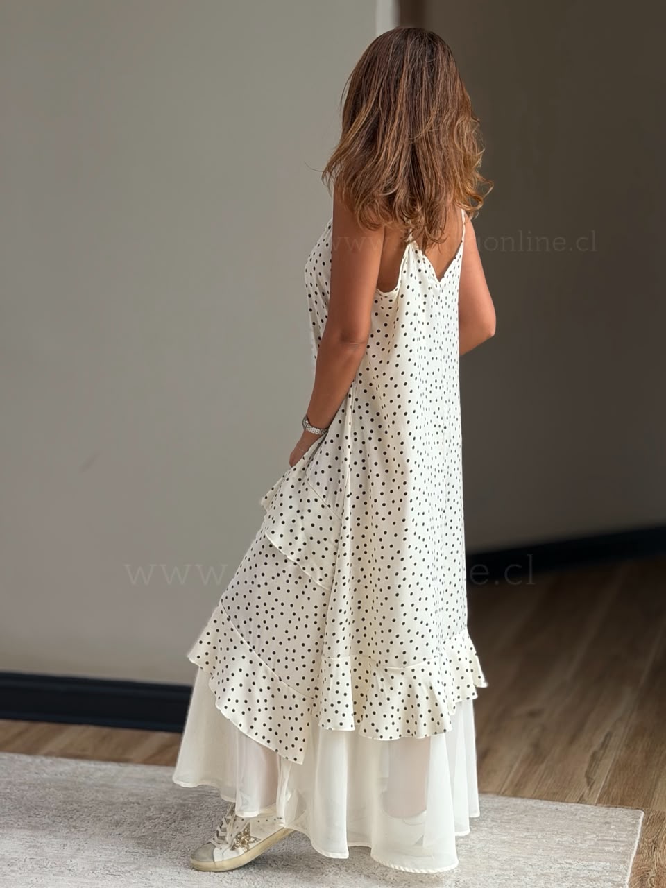 Vestido Luna marfil
