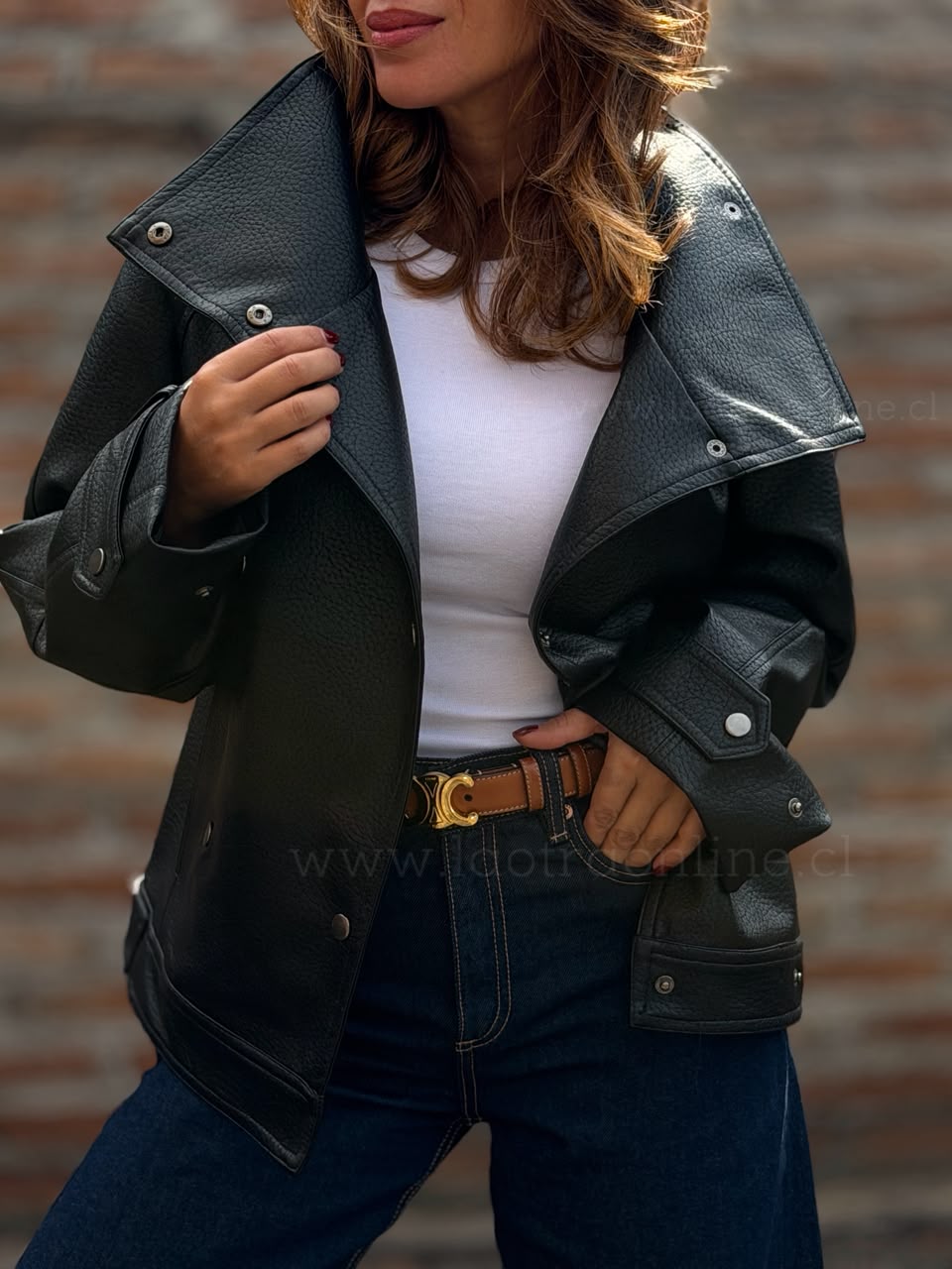 Chaqueta Cuello Magnífico negro