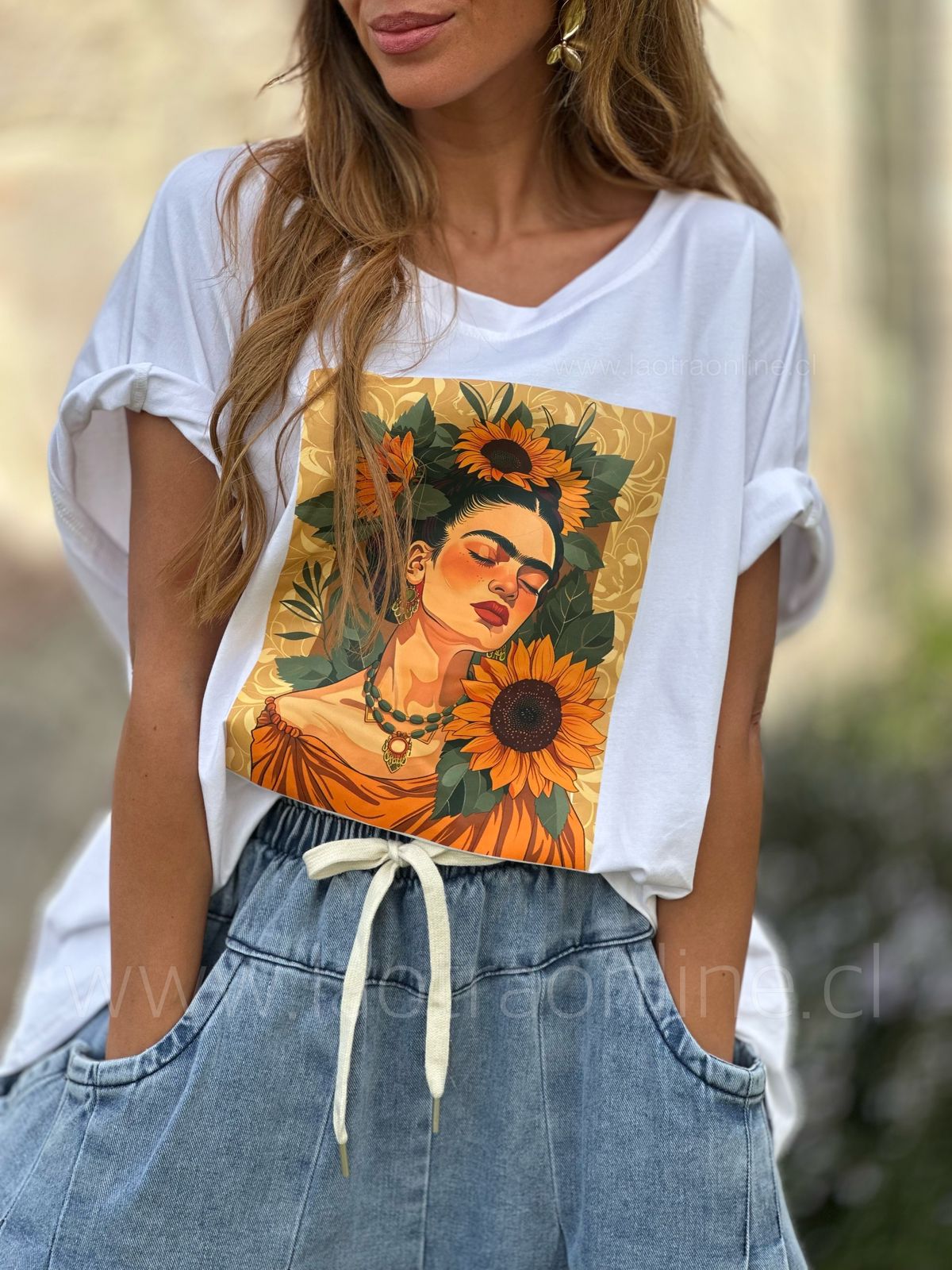 Polera Frida blanco