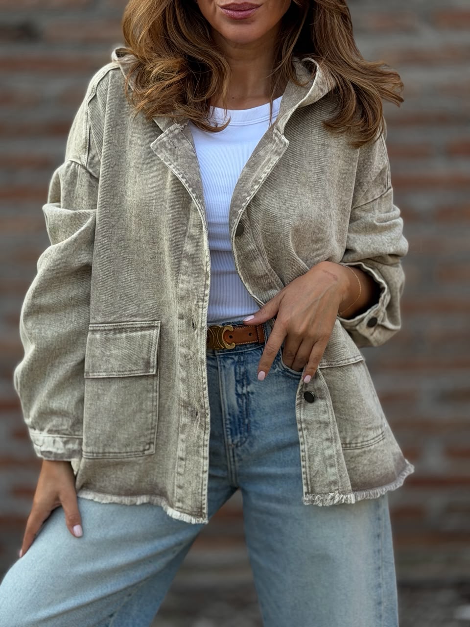 Chaqueta New Denim arena