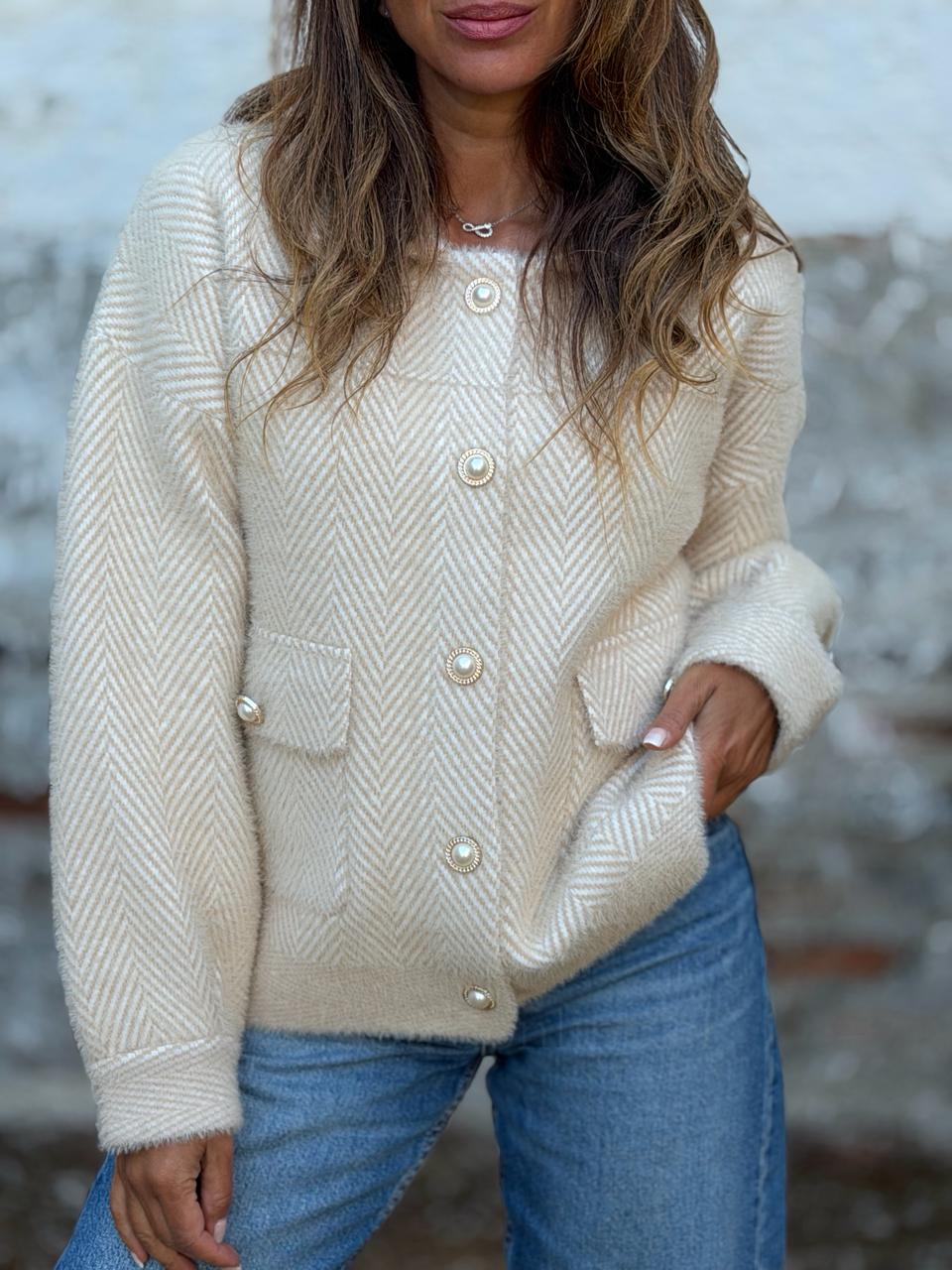 Abrigo Mali beige