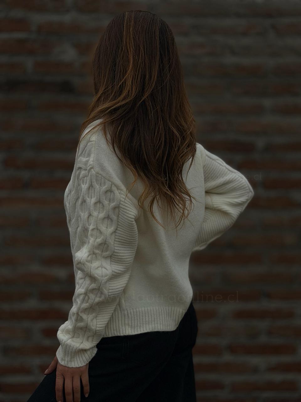 Sweater Panal crema