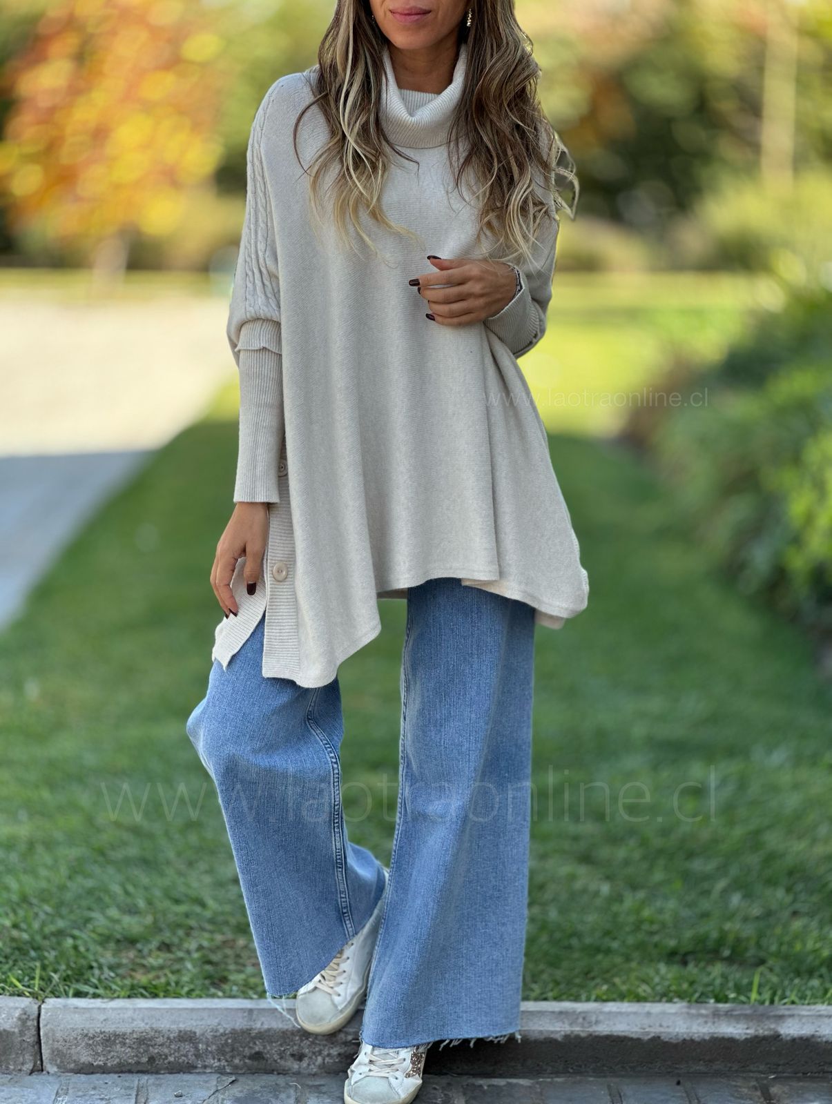 Oversize Magdalena crema