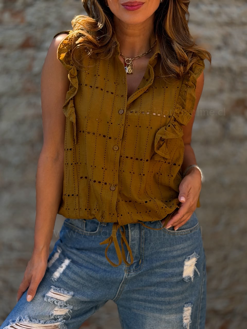 Blusa Azalea toffe