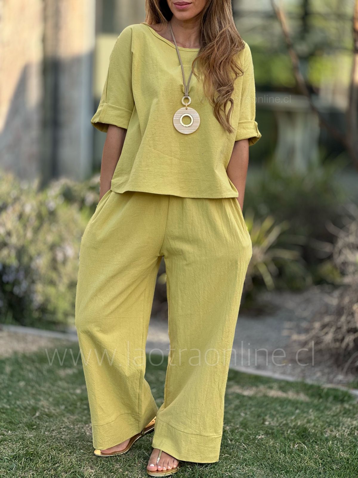 Conjunto Mikonos limón