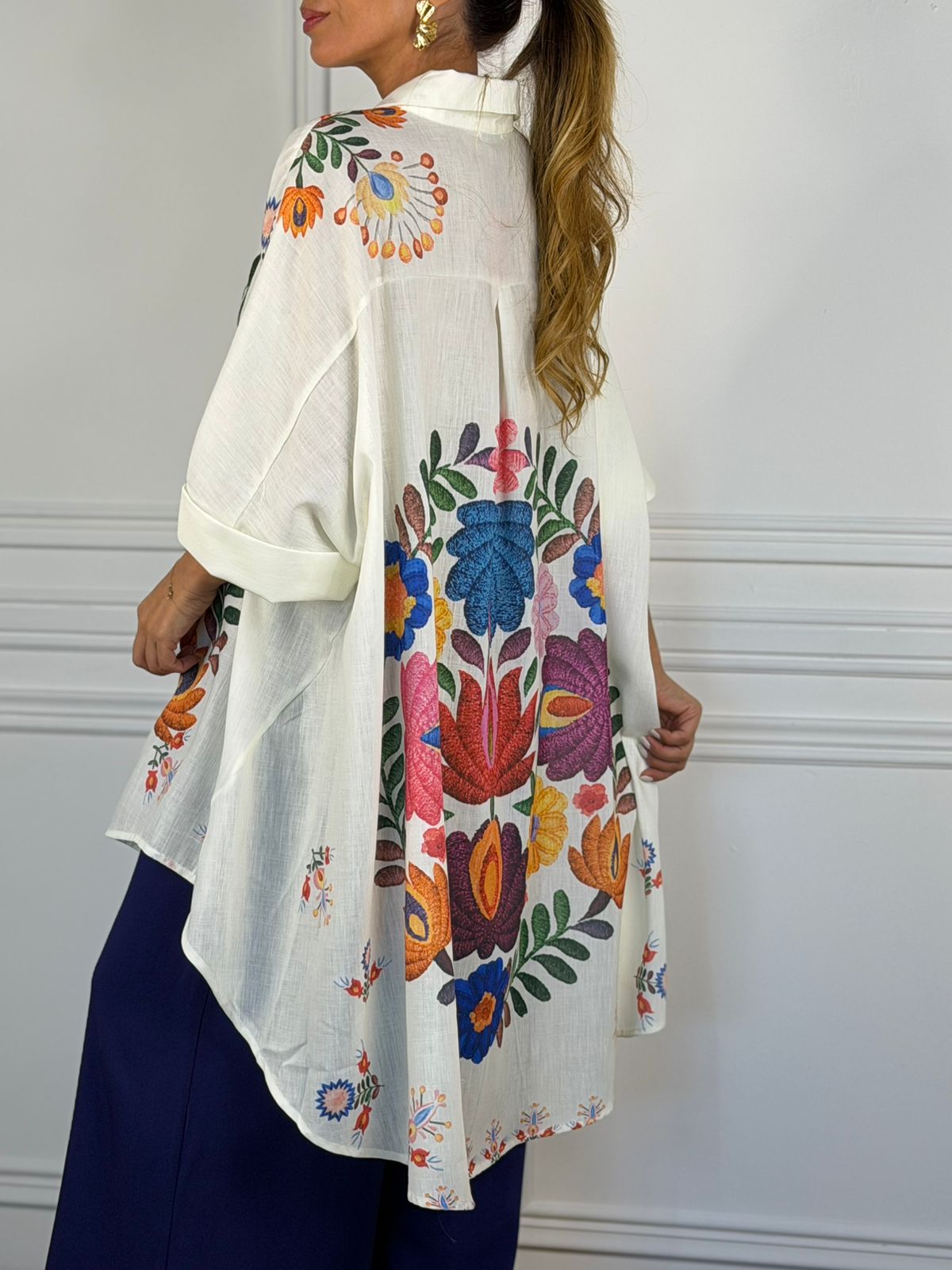 Blusa Mónaco blanco