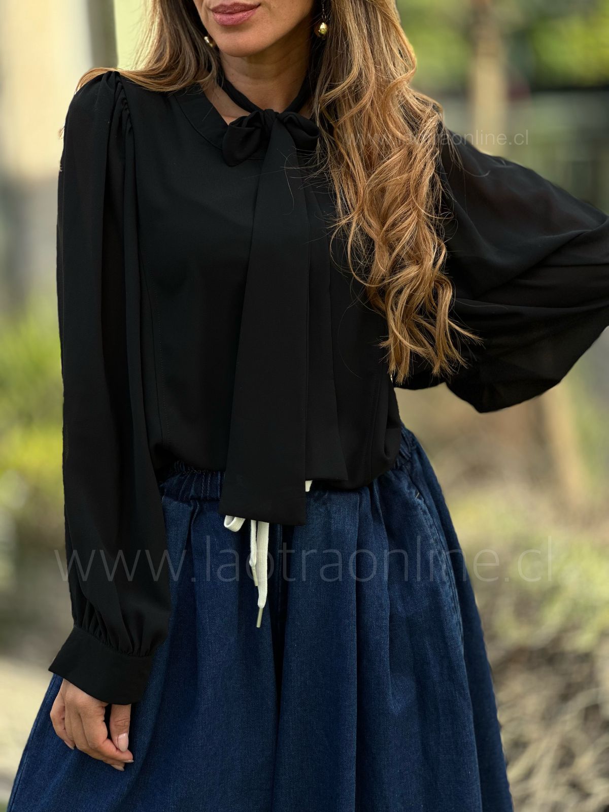 Blusa Belleza negro