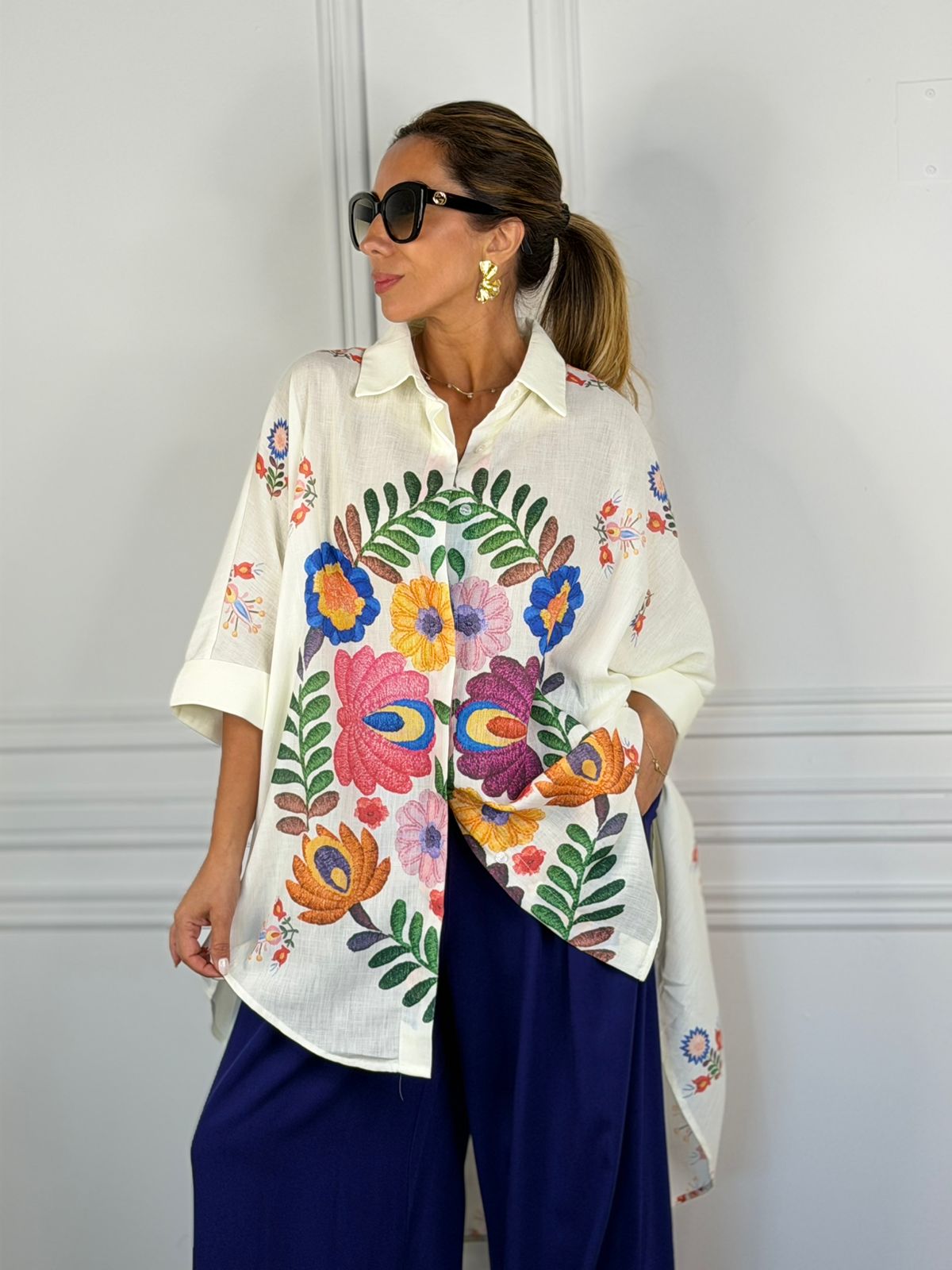 Blusa Mónaco blanco