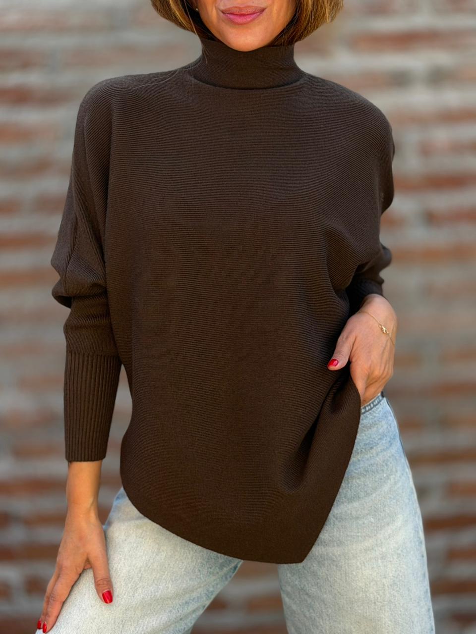 Sweater París Margot marrón