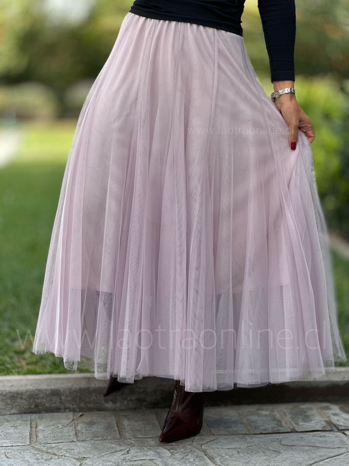 Falda Parisina lavanda