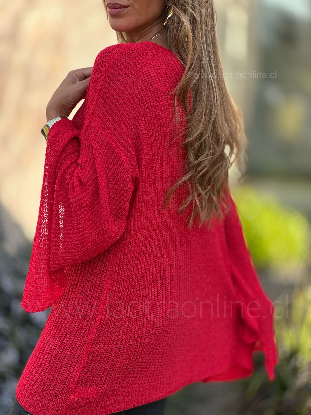 Sweater Bohemio rojo