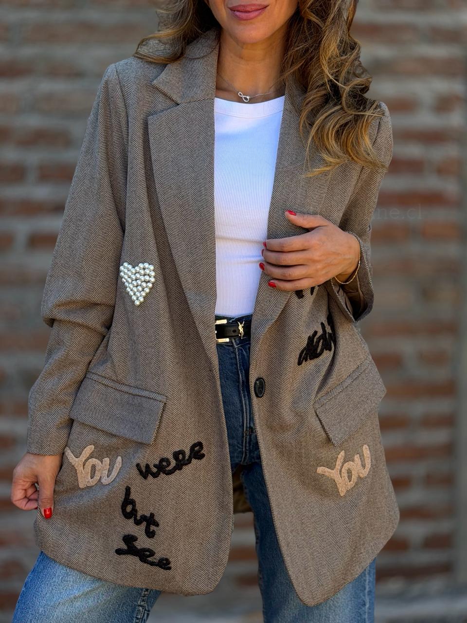 Blazer Tú taupe