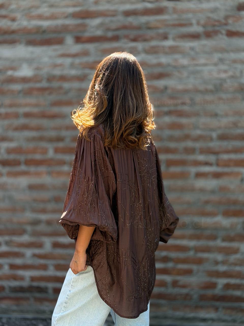 Blusa Montpellier marrón