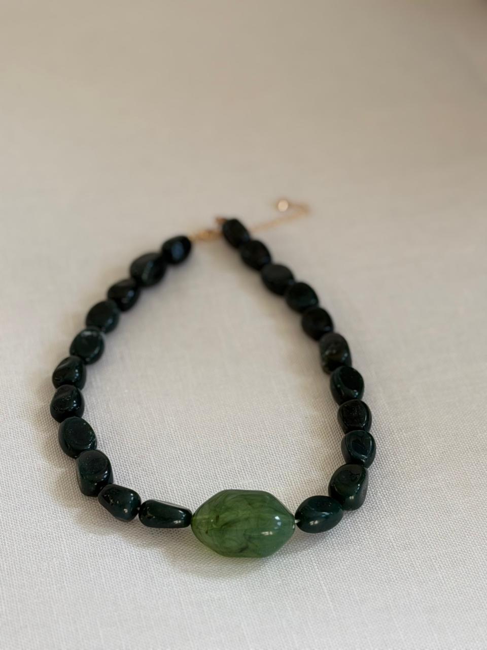 Collar New Piedras Verde