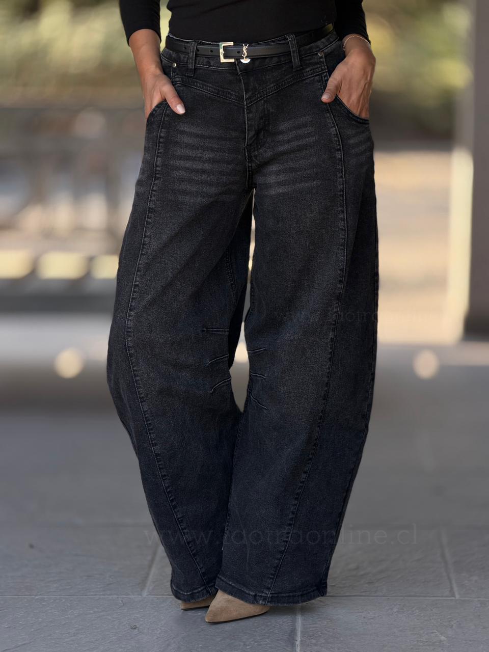 Jeans Barrel La Otra negro
