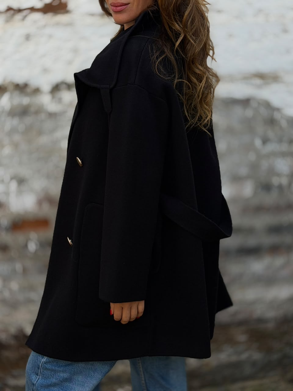 Abrigo Diana negro