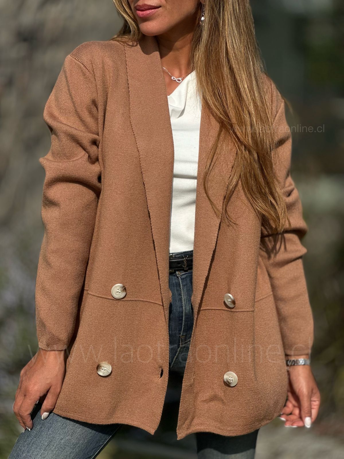 Abrigo/Chaleco Avance camel