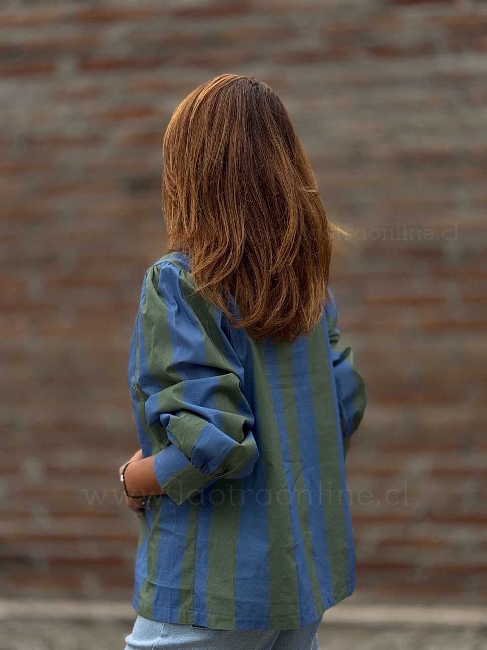 Blusa Roma azul