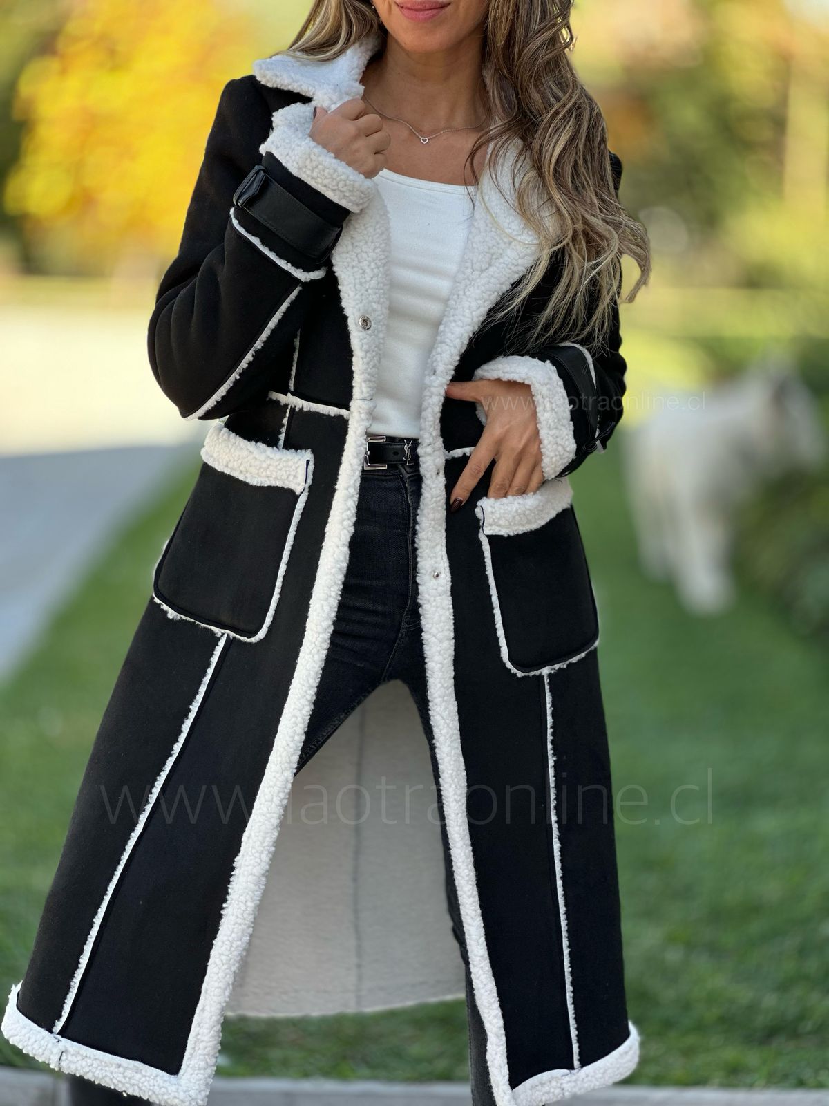Chaqueta/Abrigo Roma negro
