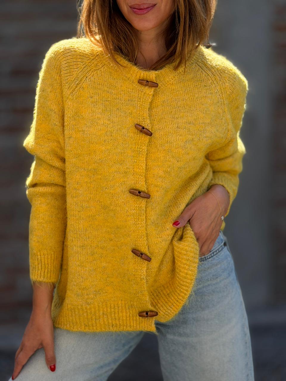 Chaleco París Violette amarillo