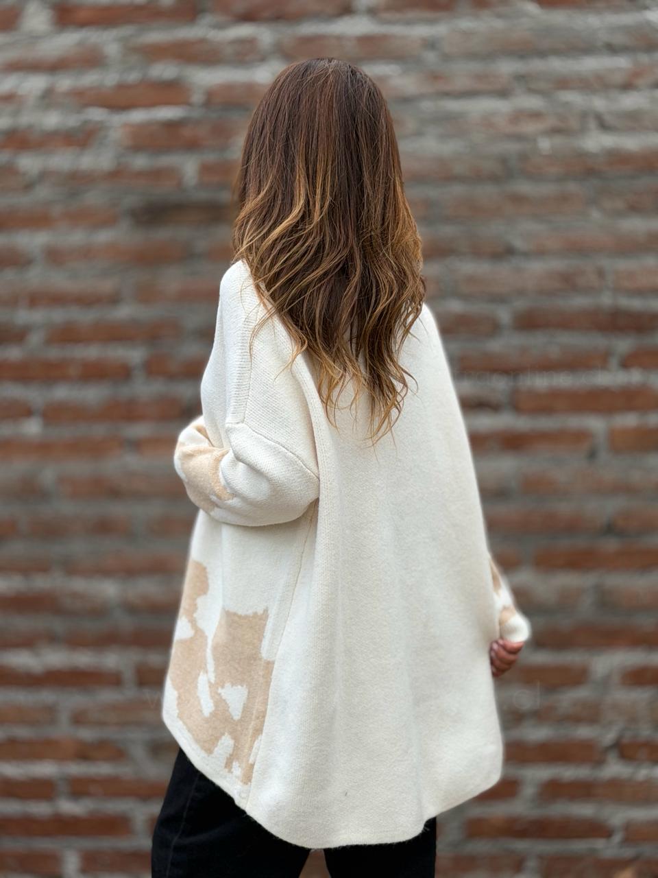 Oversize Flower beige