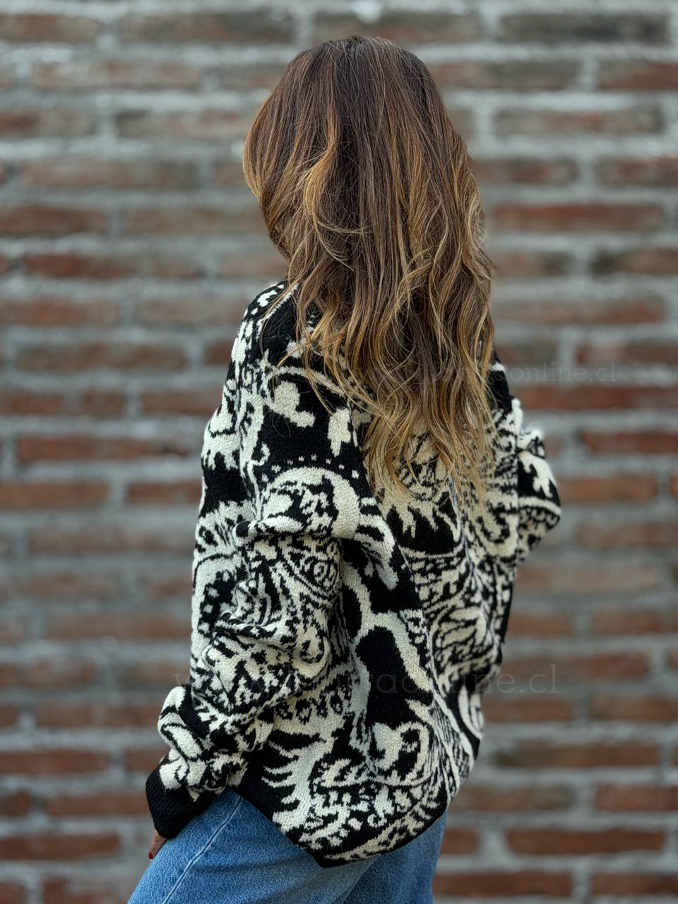 Sweater Full soft negro