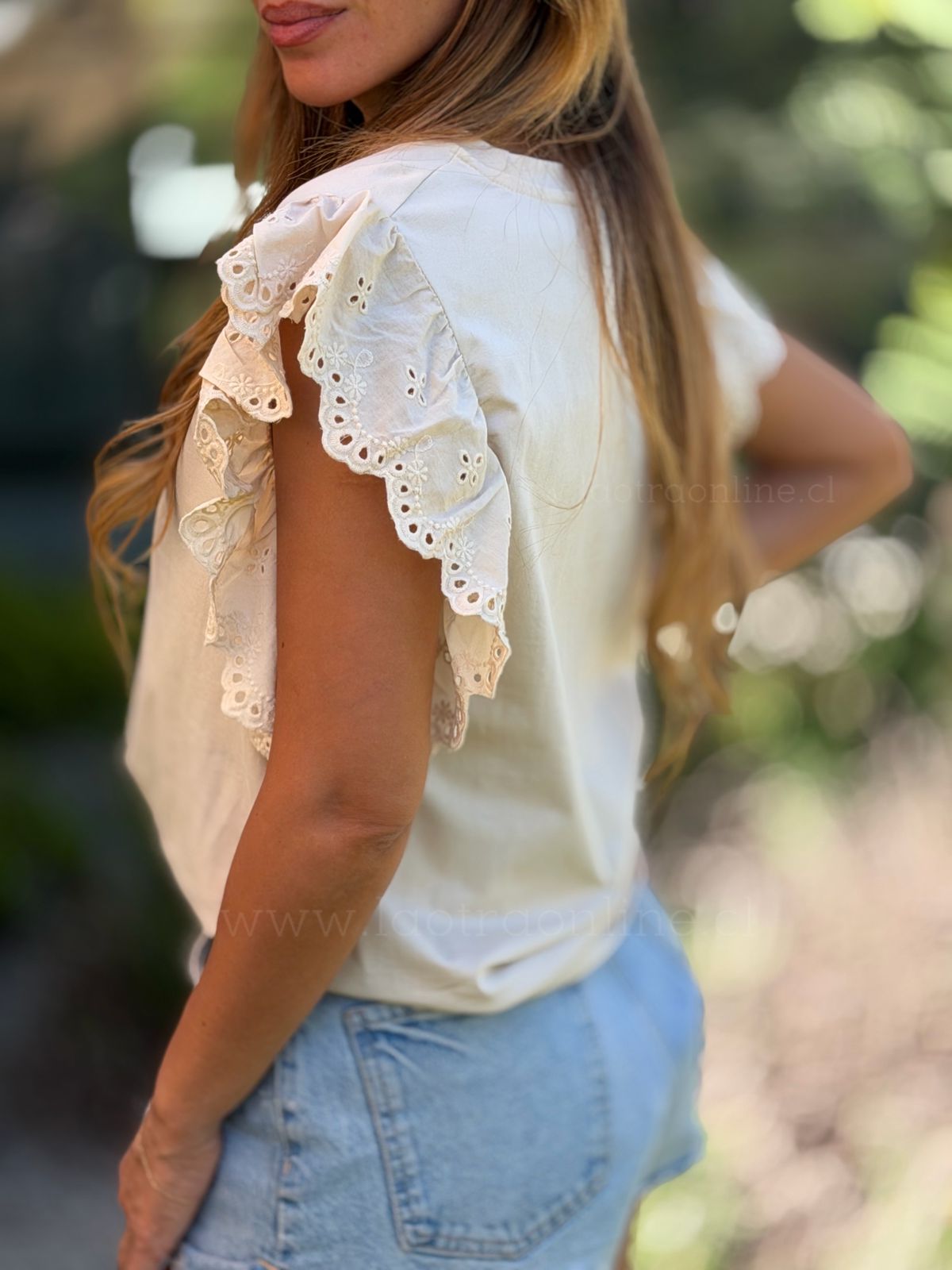 Polera Groenlandia crema