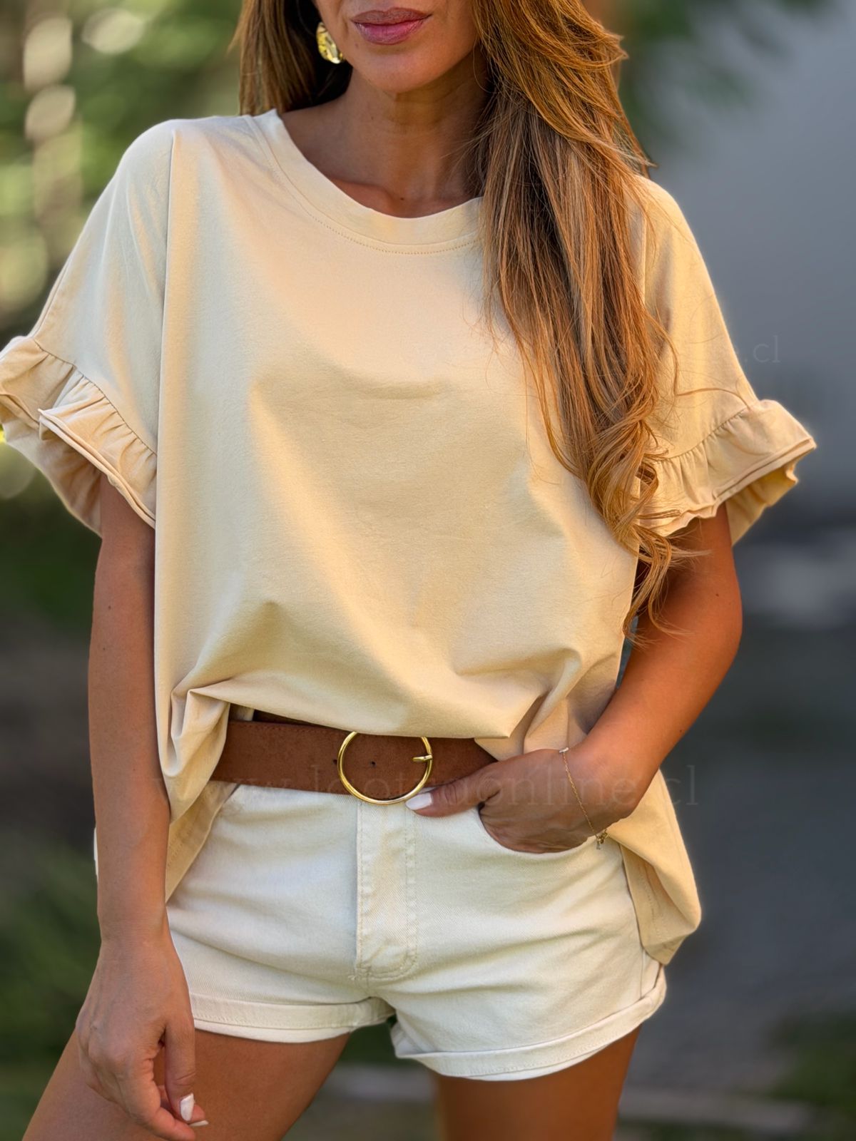 Polera Butterfly amarillo