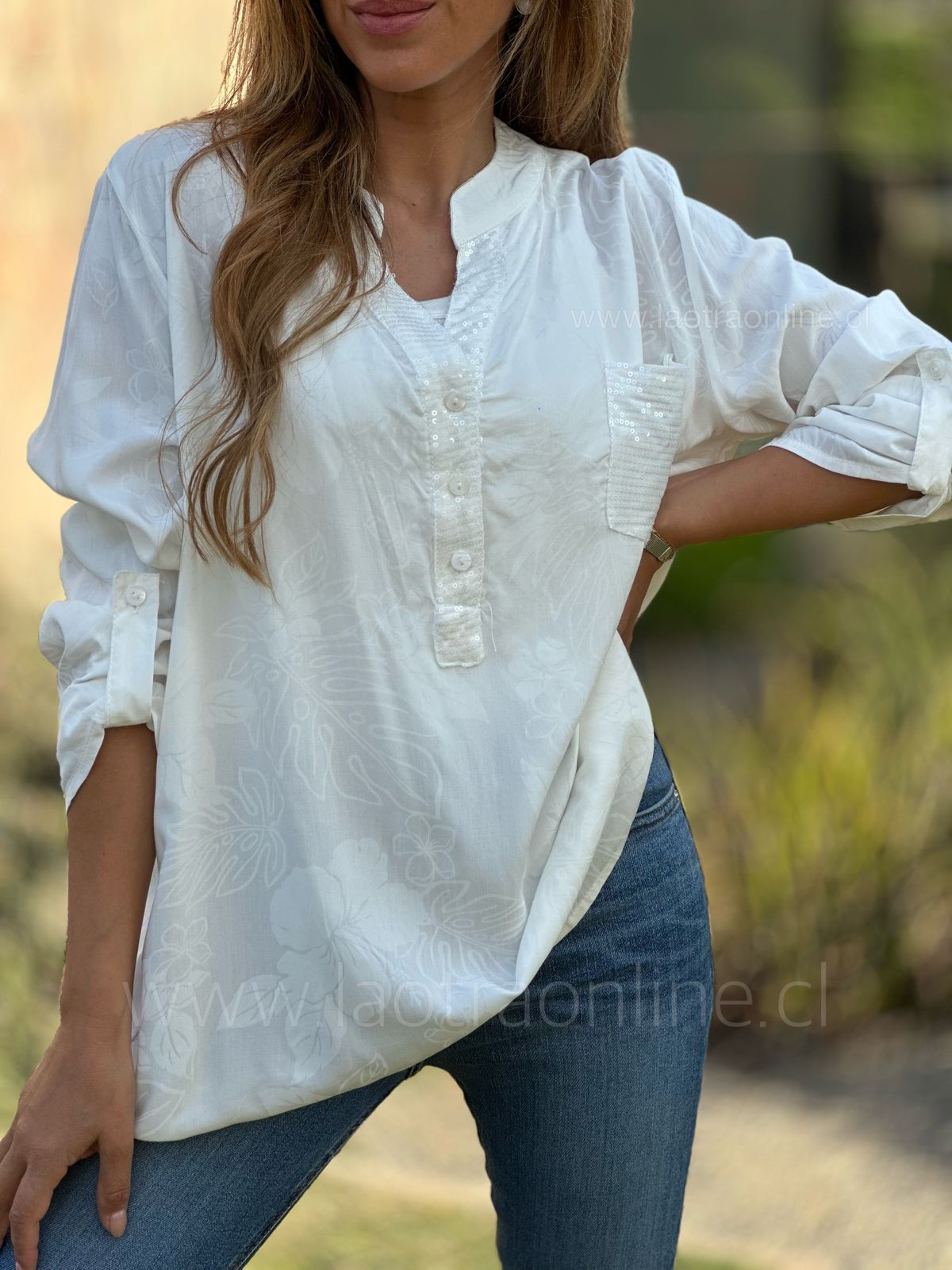 Blusa Caburgua blanco