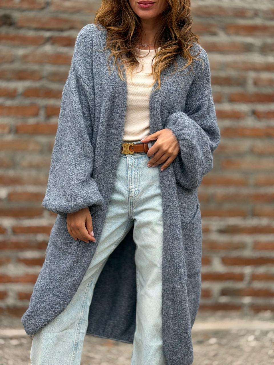 Cárdigan Parisino gris