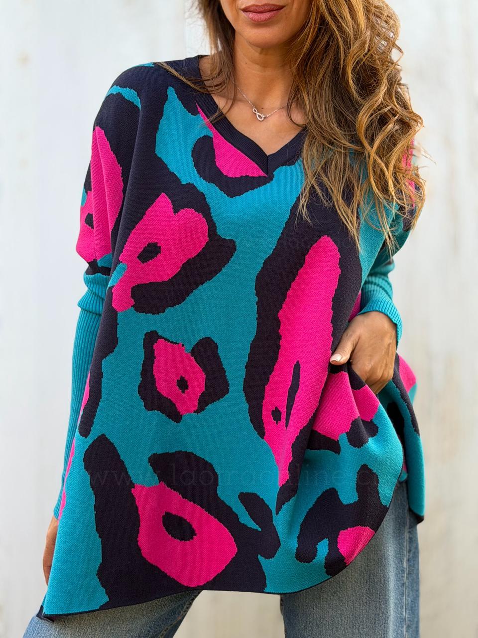 Sweater/Oversize Print Calipso