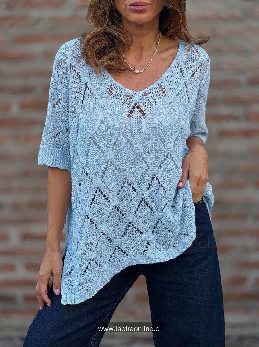 Sweater Atenea celeste