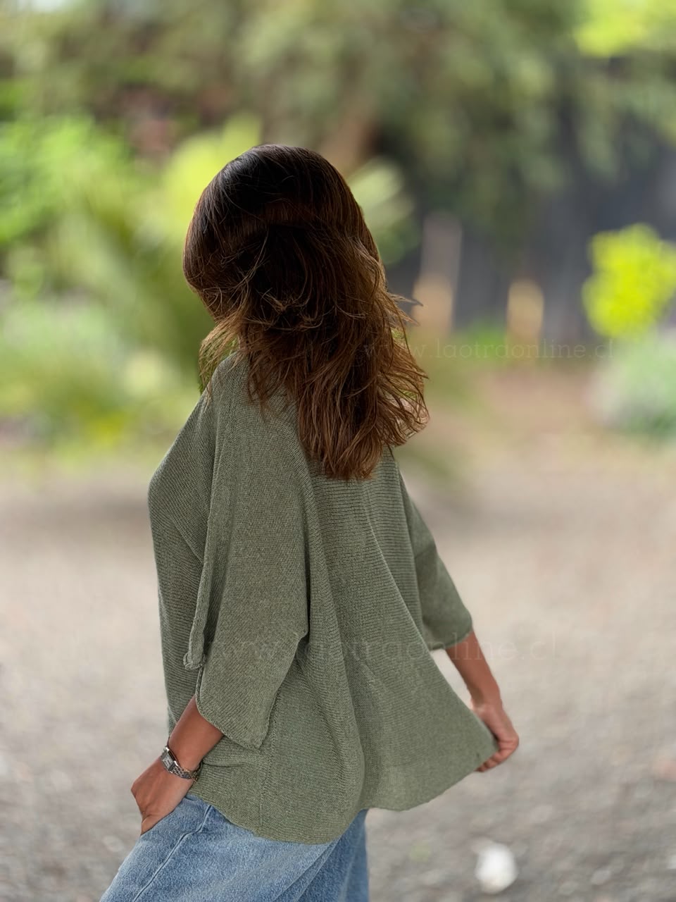 Sweater hilo Italia verde