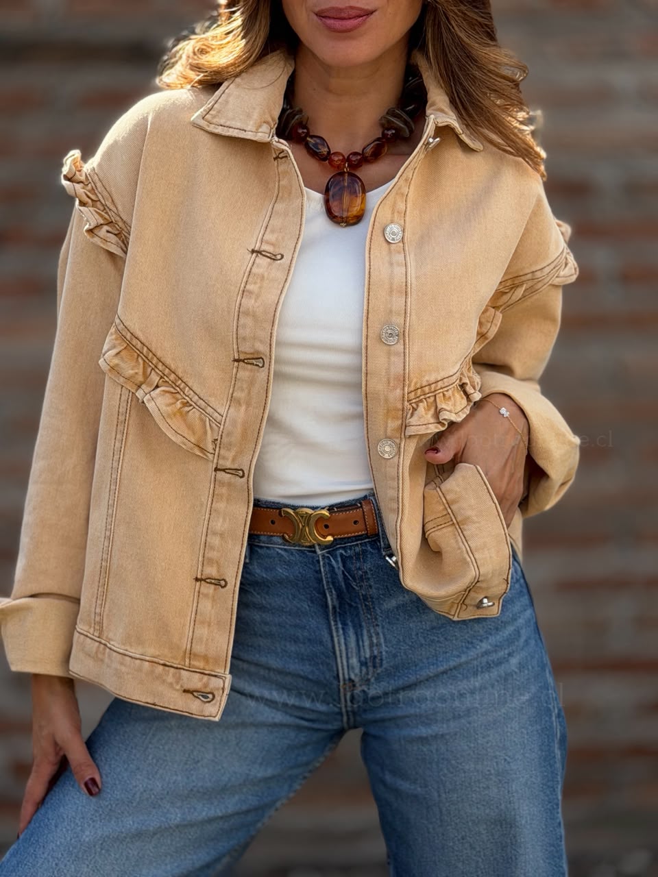 Chaqueta Amelia beige