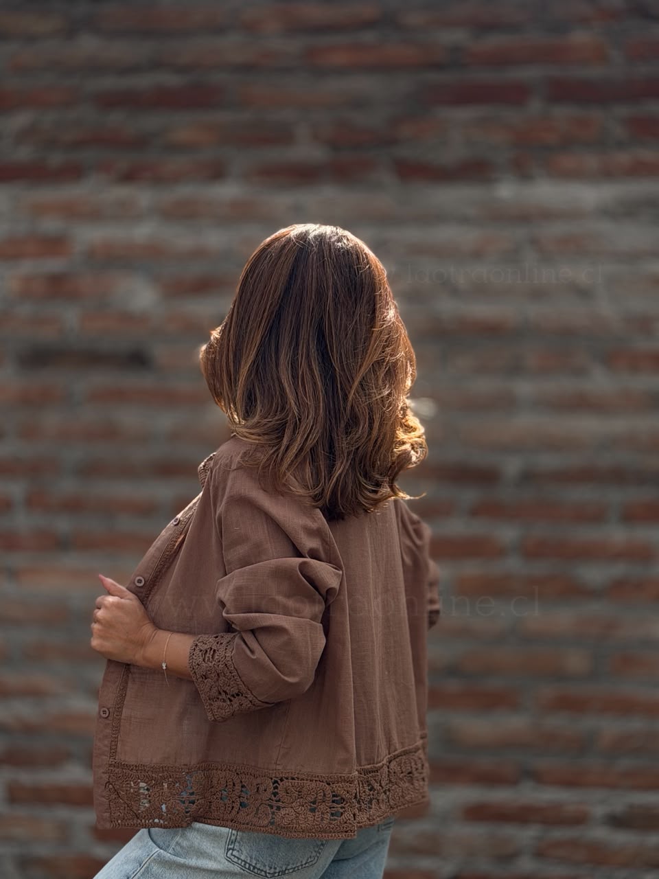 Blusa Cuello perfecto marrón