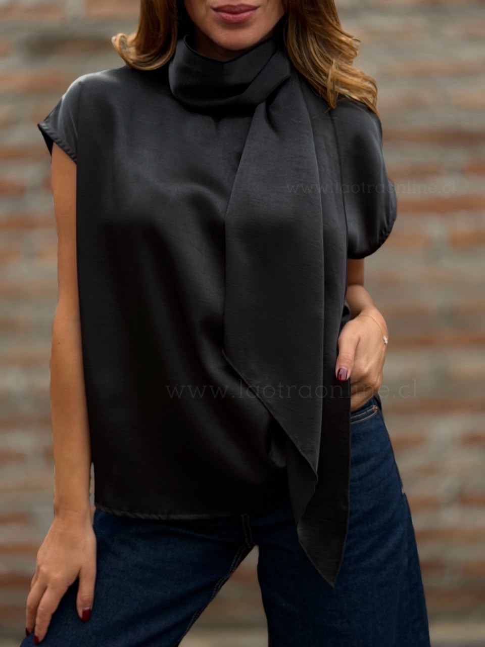 Blusa Delicada negro