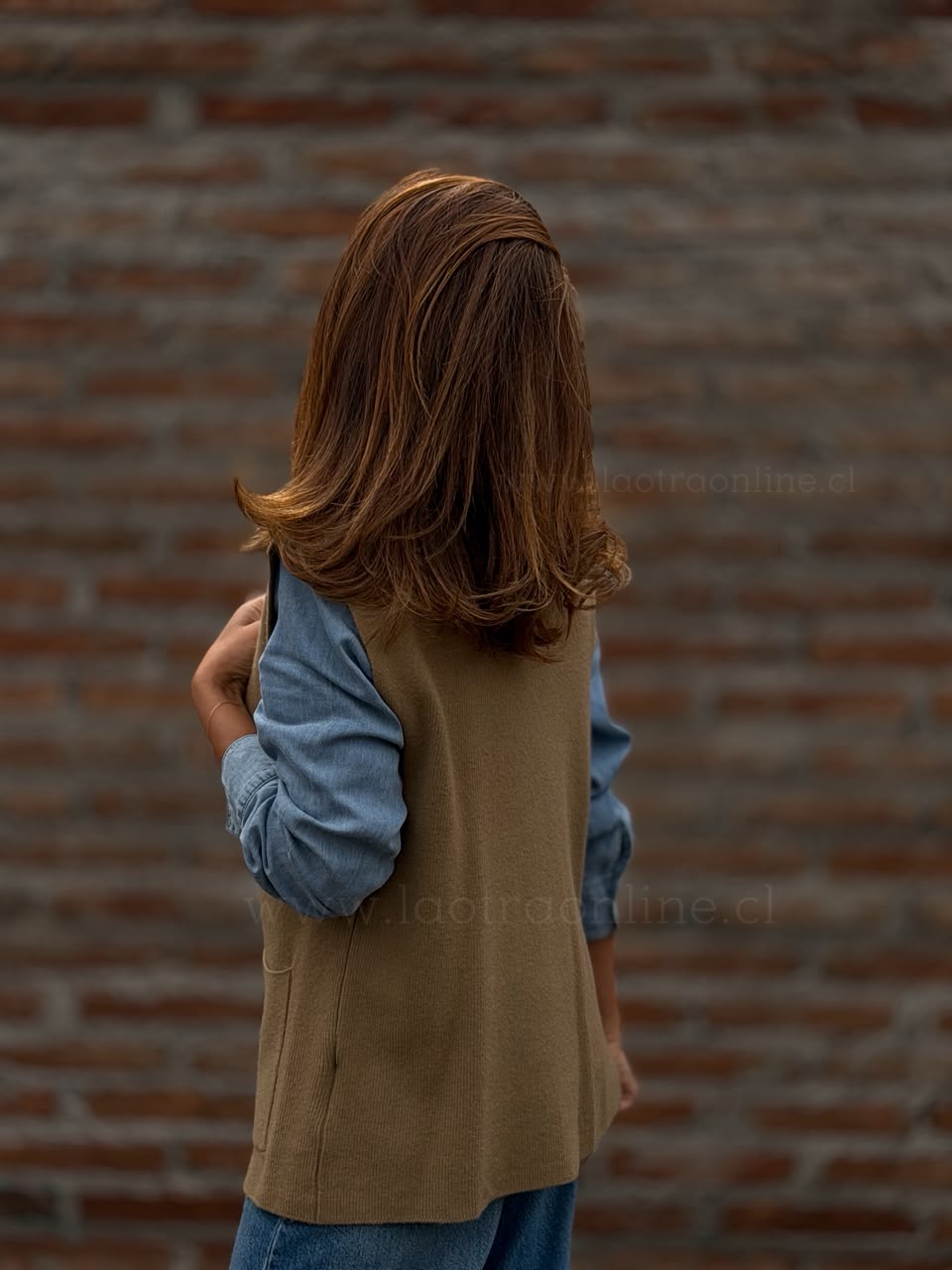 Sin mangas botones Golden camel