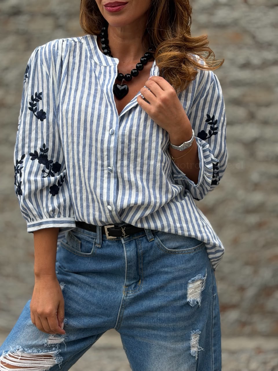Blusa Mar del Plata azul