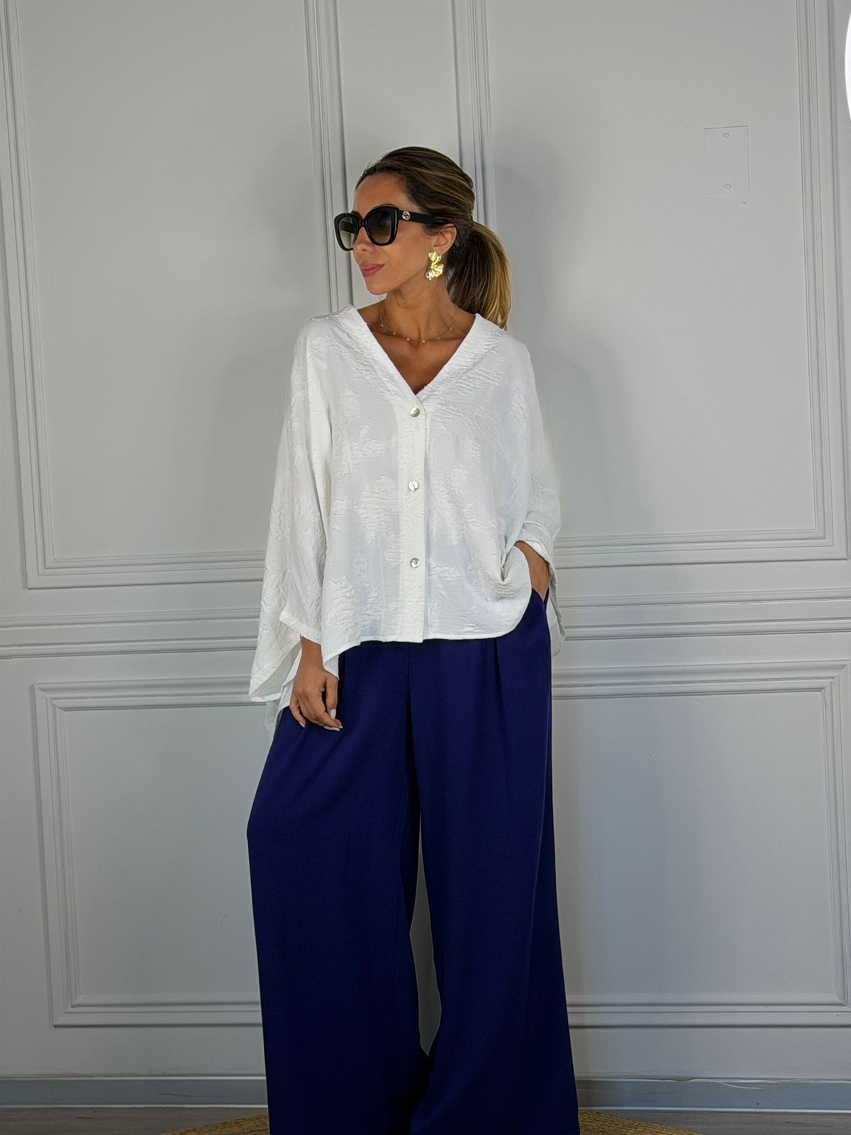 Blusa Florencia blanco