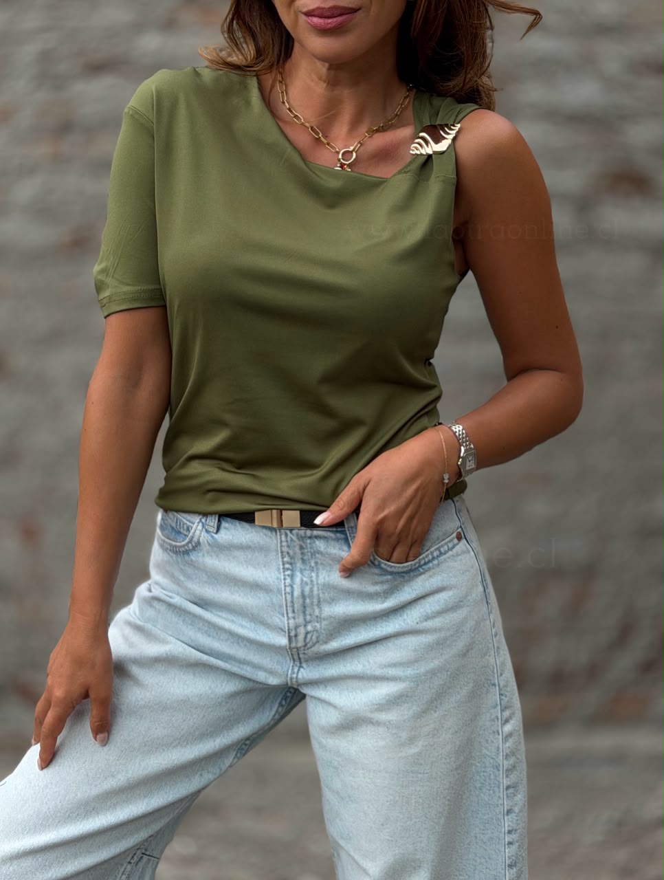 Polera Dakota verde