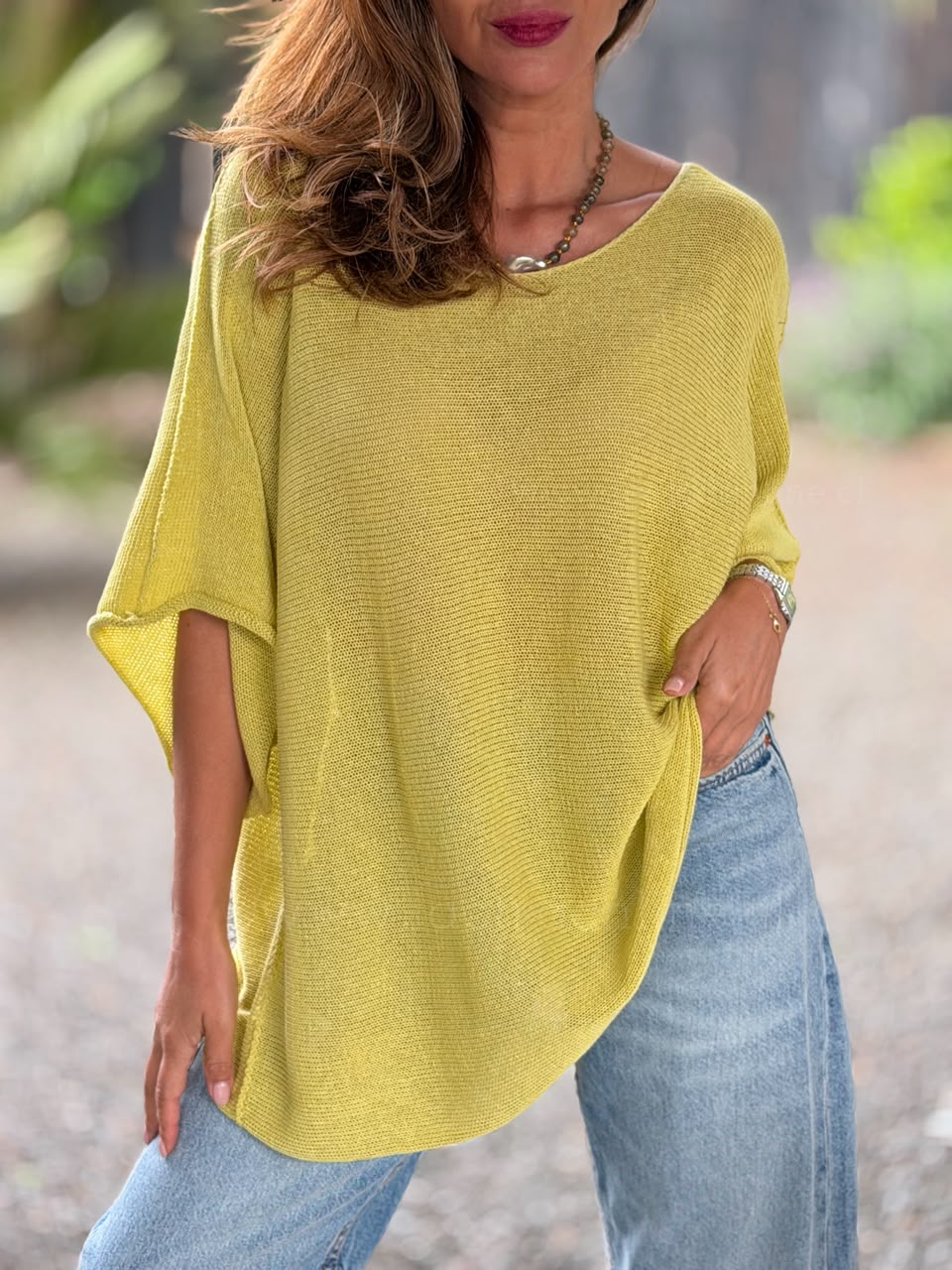 Sweater hilo Italia amarillo