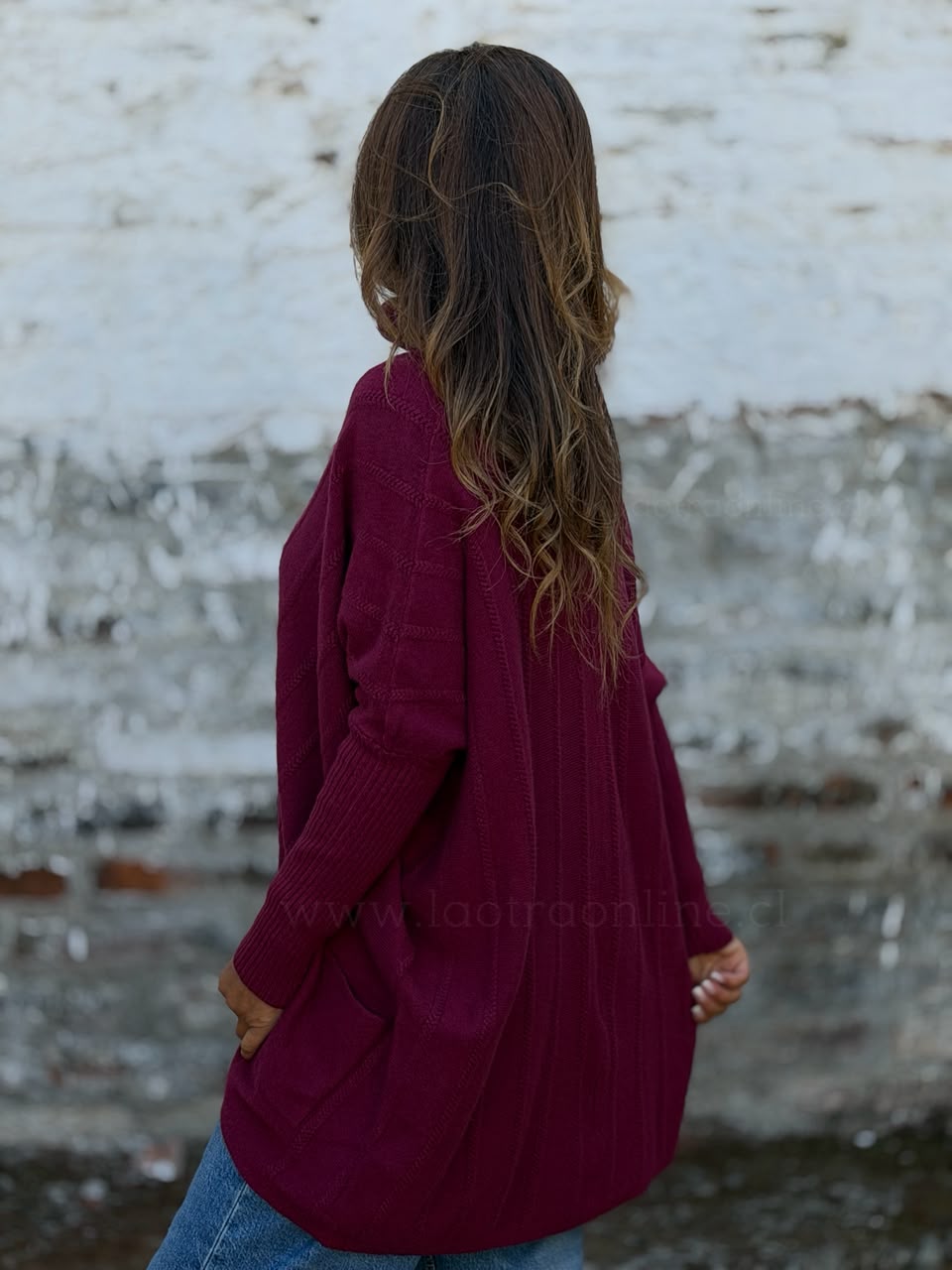 Sweater Amanda cherry