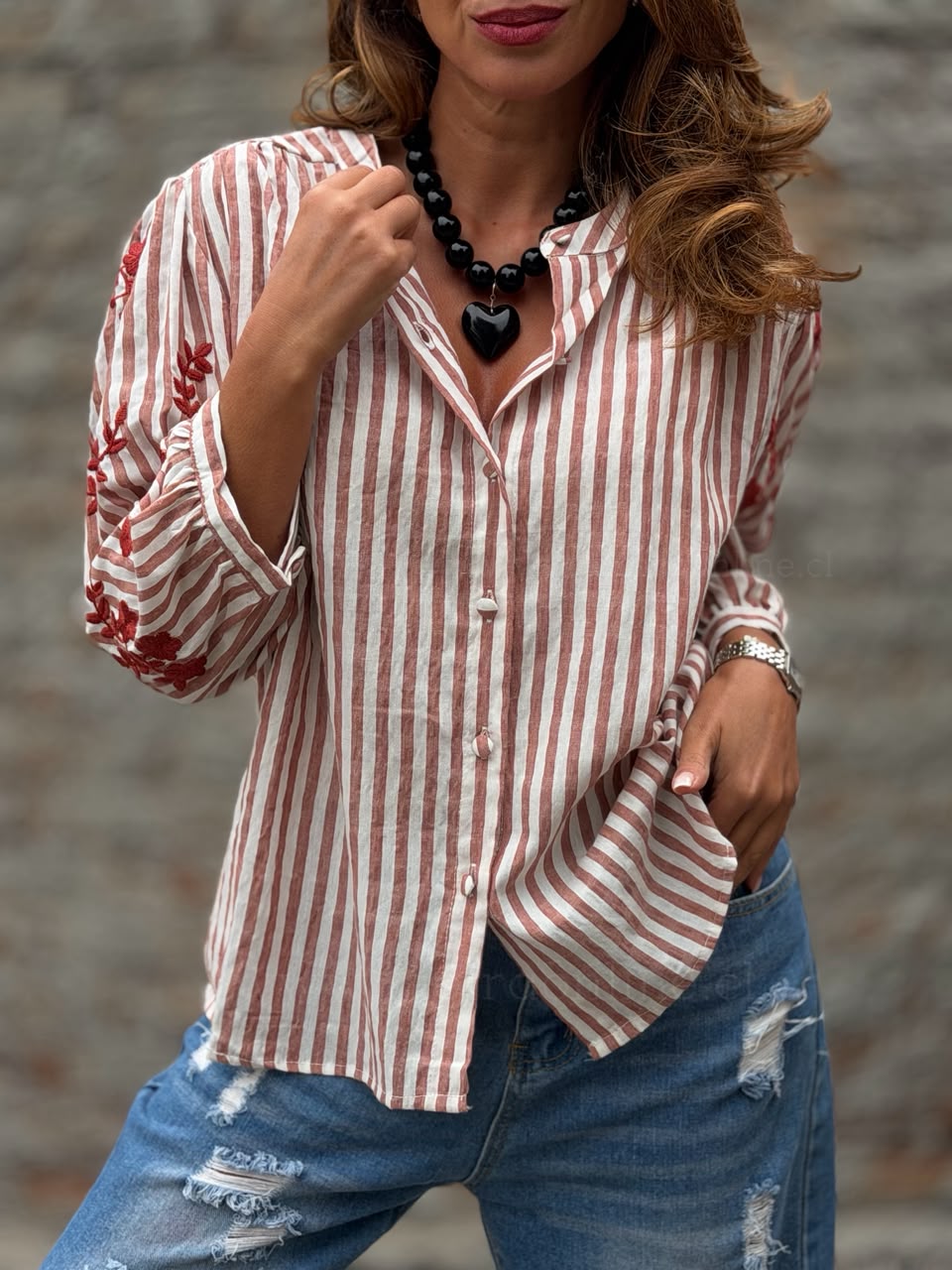Blusa Mar del Plata rojo