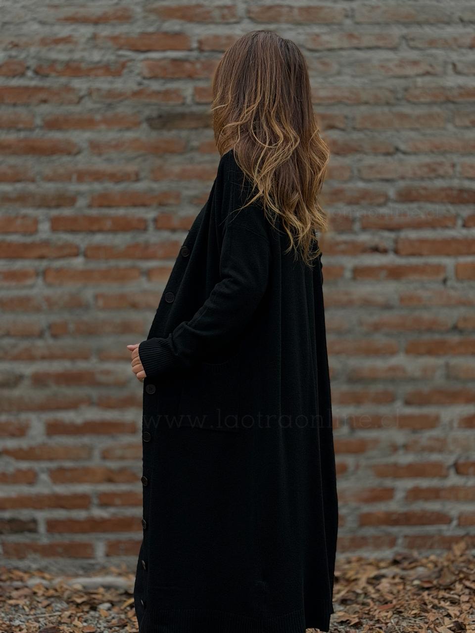 Cárdigan Botones negro