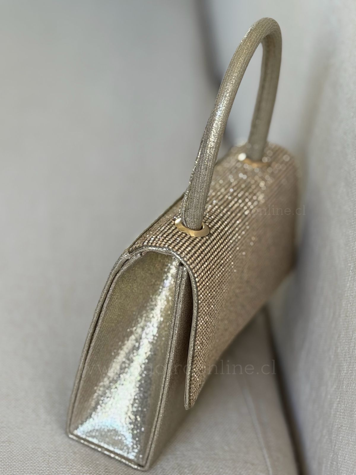 Cartera Miami dorado