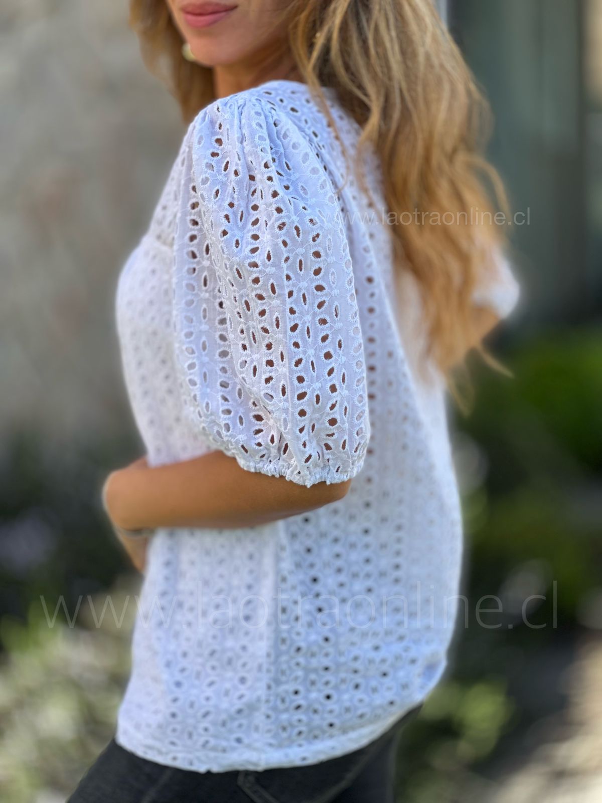 Polera Bávaro blanco