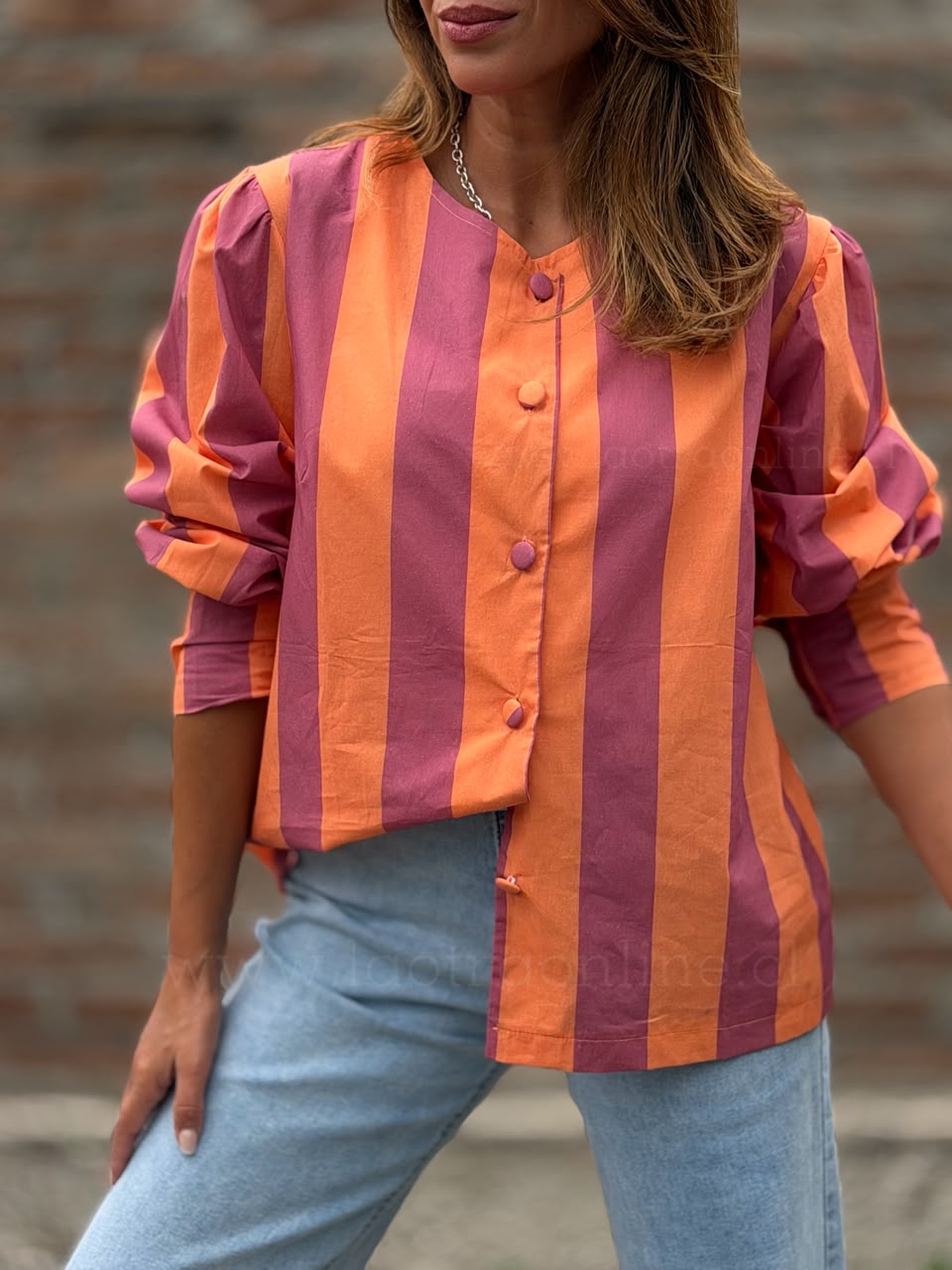 Blusa Roma naranja