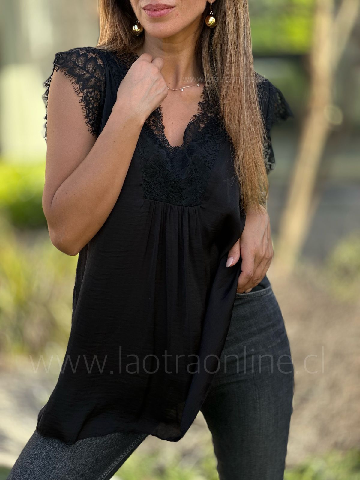 Polera Linda negro