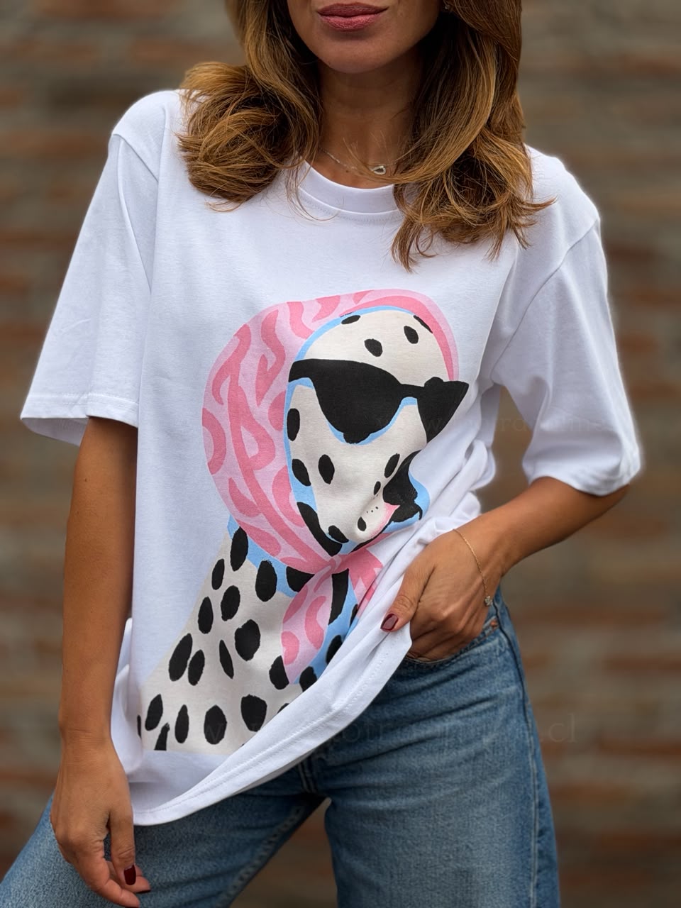 Polera cool rosa